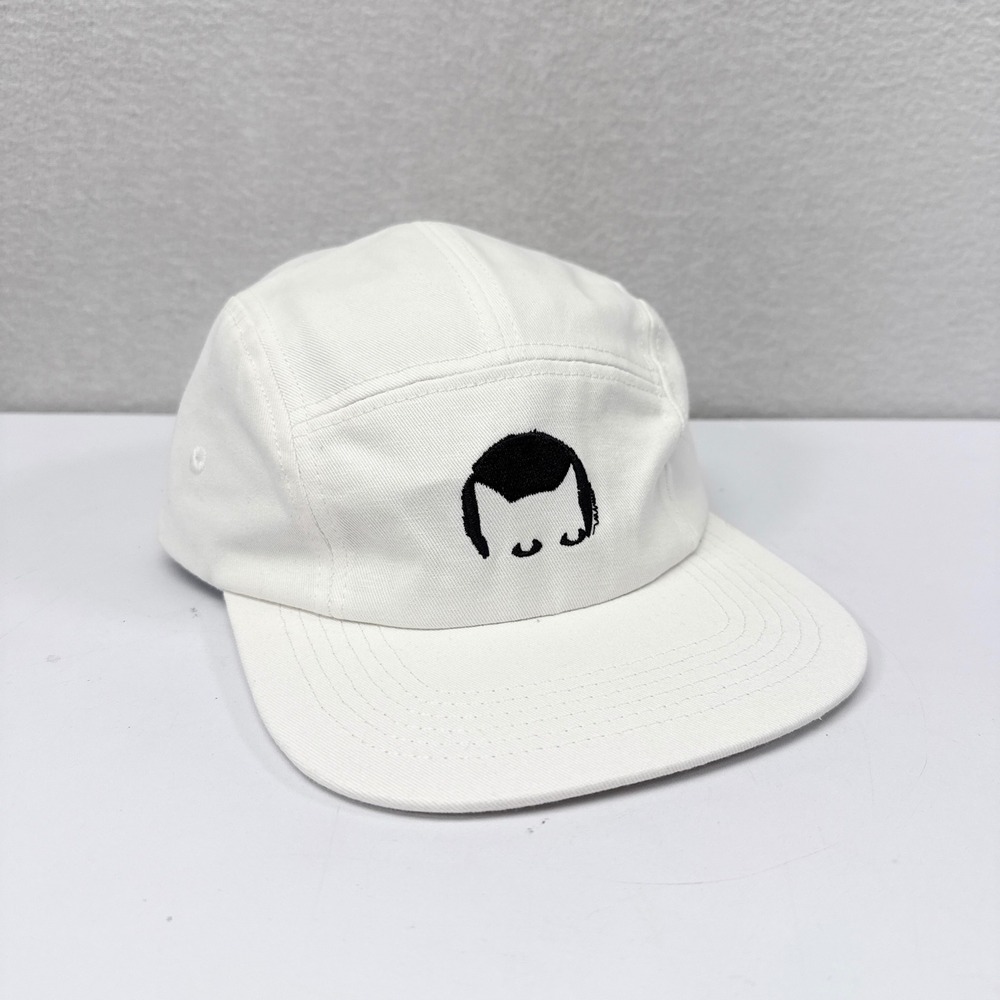 Gutter Cat Gang 5 Panel Hat White Camper Cap Adjustable Casual Skater
